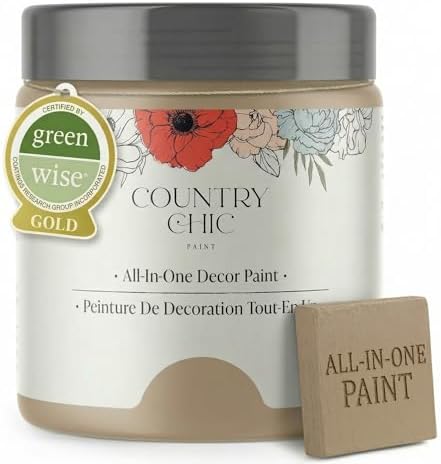 Country Chic All-in-One Chalk Paint for Furniture, Cabinets, Home...