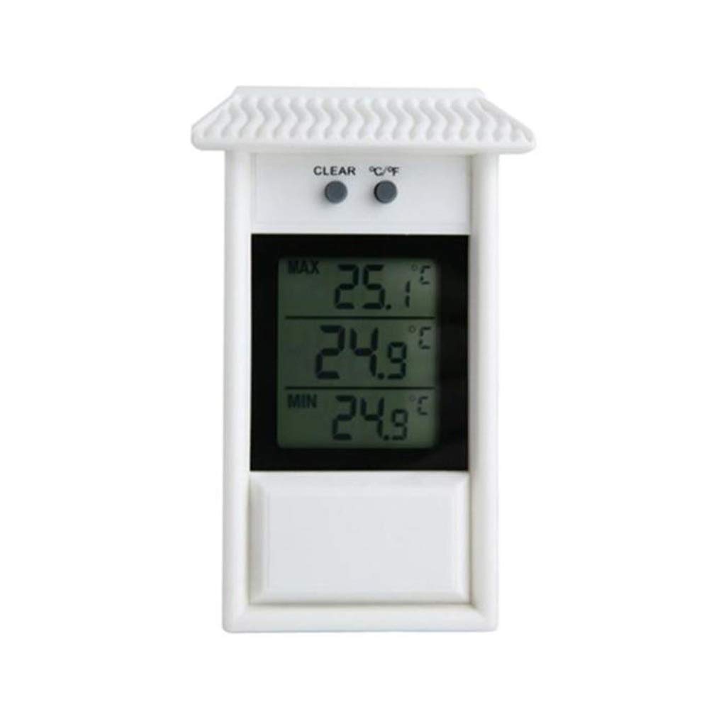 Waterproof Digital Outdoor Thermometer Hygrometer Refrigerator Temperature Humidity Meter(OneColor)