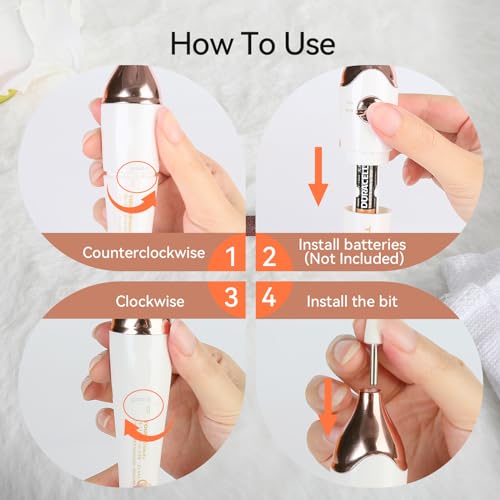 Ponceuse pour ongles et kit lime à ongles portable manucure pédicure - 6