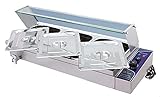INTBUYING 3 Pan Food Warmers Buffet 4-Inch Deep Electric Bain-Marie Food Warmer Line Countertop...