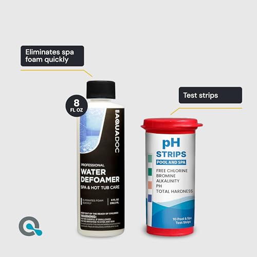 Hot Tub Chemicals Starter Kit - Chlorine Spa Starter Kit Chemicals for Hot Tub - Convenient Hot Tub Starter Kit & ph Control Kit - Effective Chlorine pH Balancer & Inflatable Hot Tub Chemical Kit