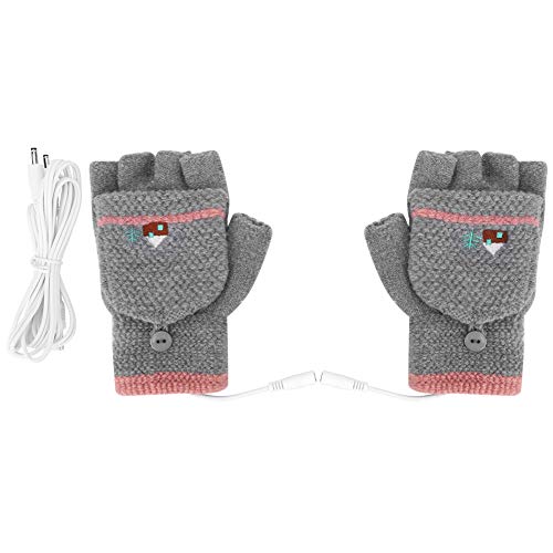 Gants chauffants électriques USB pour soulager les mains froides pendant le travail sur ordinateur