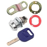 Serrures d'armoire avec clé - fabriquées en fer et en plastique, durables et difficiles à rouiller, loquet d'armoire robuste