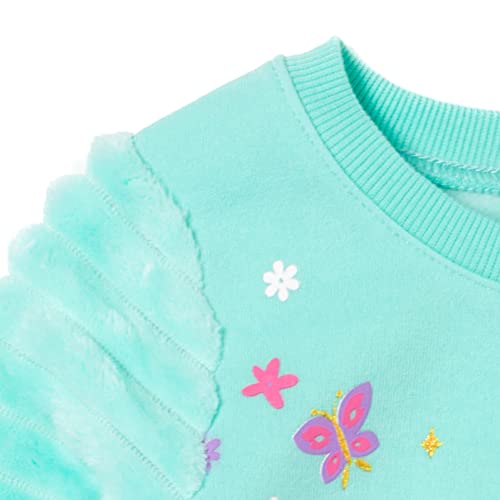 Disney Encanto Isabela Mirabel Toddler Girls Fleece Fur Sweatshirt Blue 4T #TOP2