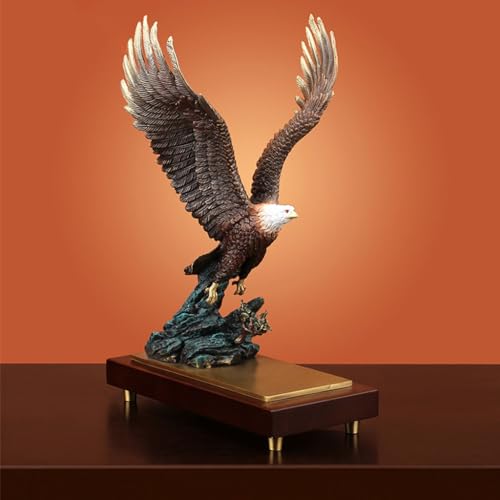Sculpture aigle en cuivre decoration de table bureau chic