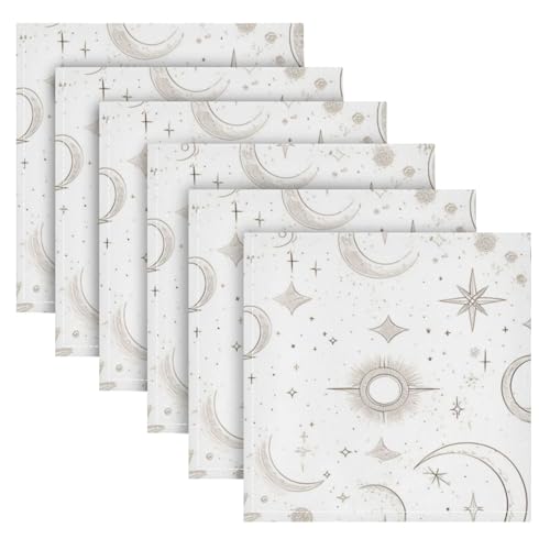 Servilletas de Tela Decorativas 20 x 20 in Set x6 miniatura 5