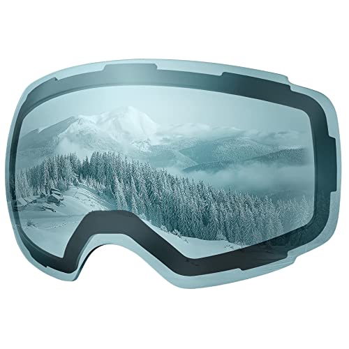OutdoorMaster Ski Goggles PRO Replacement Lens - 20+ Choices ( VLT 60% L.Blue Lens )