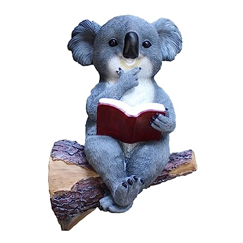 Toddmomy Creative Solar Powered Resin Garden Lamp Landscape Decorative Light for Outdoor Trees Flowerbeds and Walkways Automatic Night Illumination with Gentle Glow