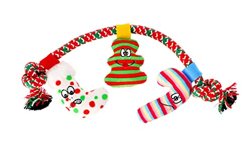 Dingo 17478 - Juguete de peluche para perros, 34 cm, regalo para un perro, juguete de Navidad con un juego de chirrido con perro Cover