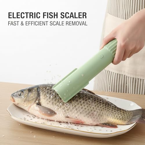 Détartreur de poisson électrique de précision avec tête rotative à 6 faces