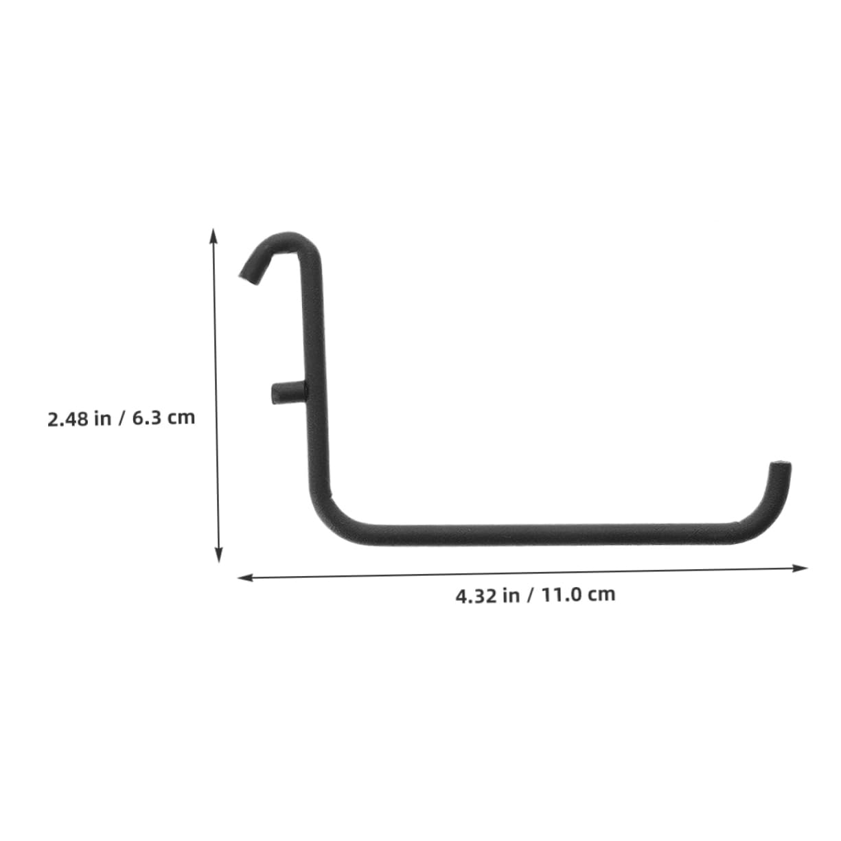 OSALADI Pegboard Hooks Set 3 Pack Garbage Wall Hooks Desk Accessory Iron Baked Enamel Heavy Duty for Tool Jewelry Garage Home Organizer