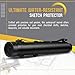 Flexzion Poster, Art, Document Tube with Strap, Expandable Waterproof Plastic Container, Telescoping Cylindrical Storage Case, Portable Paper Holder for Draft Sketch Blueprint, Black, youth large / 11