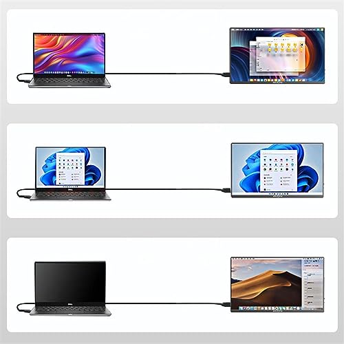 Image of Portable Monitors 17.3-inch Large Screen Monitor 1920 * 1080 Resolution 60HZ IPS Secondary Screen Laptop Expansion Screen Game Host External Screen