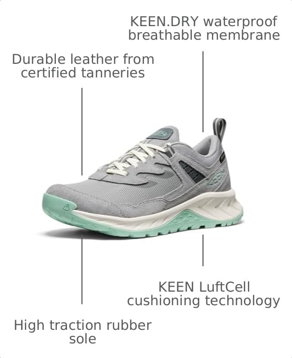 Image of KEEN Women's Hightrail Low Height Durable Lightweight Breathable Leather Waterproof Hiking Shoes