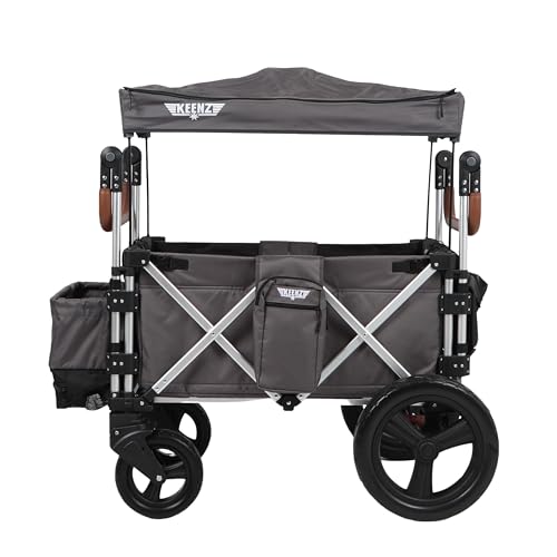 Image of Keenz 7S - Ultimate Adventure Stroller Wagon - Grey, 7S 2.0 - 2 Passenger