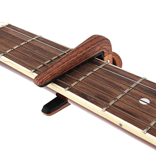 WGOEODI Capo de Guitare à Grain de Bois, Pince à Changement Rapide en Alliage de Zinc réglable, Kaki foncé - Les Beatles, Paul McCartney, John Lennon, RIngo Starr, George Harrison WGOEODI Capo de Guitare à Grain de Bois, Pince à Changement Rapide en Alliage de Zinc réglable, Kaki foncé – Image 5