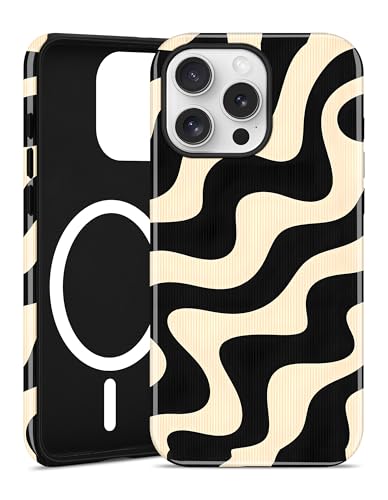 Coque zèbre pour iPhone 11 Pro Max Jusy, protection brillante beige incurvé
