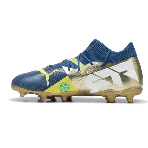 PUMA - - Junioren Future 7 Match Bna Fg/Ag Schuhe, Kolorit Sailing Blue/Marine Blue/Pelé Yellow/Grass, GröÃŸe: 38 EU
