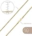 Jewelry Atelier Gold Chain Necklace Collection - 14K Solid Yellow Gold Filled Rope Chain Necklaces for Women and Men with Different Sizes (2.1mm, 2.7mm, or 3.8mm)