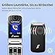 SweetLink F1PLUS Seniorenhandy Klapphandy Ohne Vertrag, Großtastenhandy mit Ladestation, GSM Flip Mobiltelefon SOS Notruffunktion, 1000mAh Akku, Taschenlampe, FM-Radio, 2,4 Zoll Farbdisplay, Schwarz