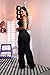 PRIVIMIX Women 2 Piece Outfits Sexy See Through Backless Top Ruffle Wide Leg Palazzo Pants Sheer Mesh Trousers Set