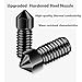 LANKEGU 5 PCS Upgraded Hardened Steel Nozzles, 3D Printer Accessories High-Temperature Resistance 0.4mm Hardened Steel Nozzle for AnkerMake M5/M5C 3D Printer