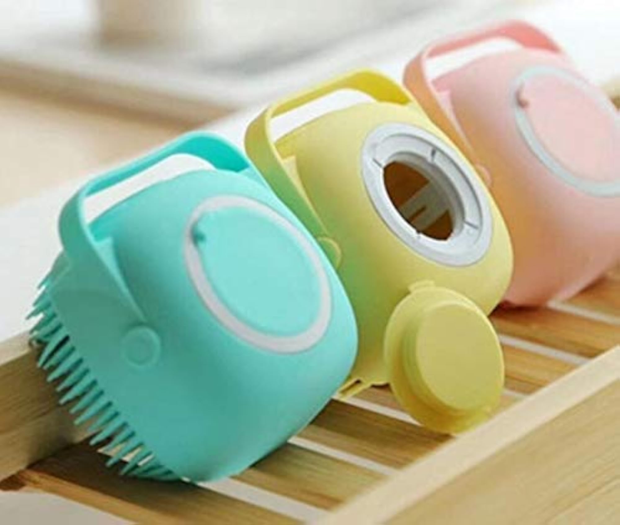 Hair Scalp Massage & Bathing Brush, Silicone Scrubber