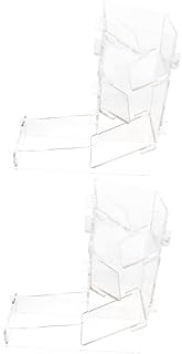 ibasenice 2pcs Dice Tower RPG Dice Decked Accessories Folding Dice Tower Acrylic Dice Tower Dice Dispenser Dice Accessory Dice Organizer Dice Toys Tower Decorate Running Group Transparent