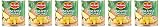 DEL MONTE Lot de 6 morceaux d'ananas en jus 435 g