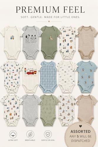 Image of TuddyBuddy 100% Cotton Romper /Bodysuit for Baby Boys