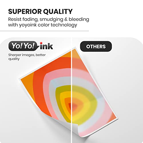Yoyoink Remanufactured Hp 63 Ink Cartridge Combo Pack Replacement For Hp 63Xl (1 Black, 1 Color; 2 Pack) Use With Hp 3830 Printer Ink Hp Officejet 4650 4652 Hp Envy 4520 Hp Deskjet 1112 2130 #TOP4