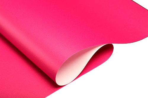 Rotolo di carta da regalo perlata, colore: fucsia