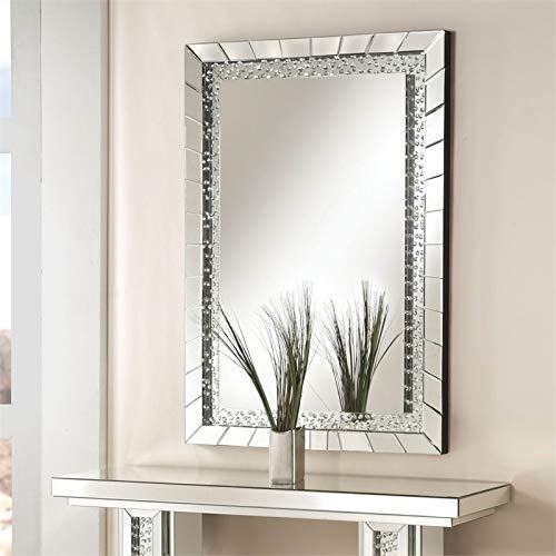 Acme Nysa Accent Mirror (Wall) in Mirrored