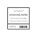Bitomic 3x3 Cellulose Weighing Paper Sheet 500 Pcs | Non-Stick Non-Absorbent Nitrogen-Free Gloss Paper Sheets | for Scale Measurement Samples Transfer | Laboratory Sample Weighing Paper| 3x3 Inches
