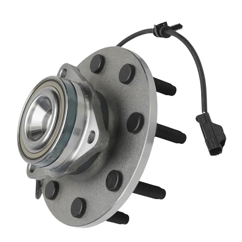 Image of Detroit Axle - 2WD Front Wheel Bearing Hubs for 2003 2004 2005 Dodge Ram 2500 3500, 2 Wheel Bearing Hub Assembly Replacement Pair Hubs 515089