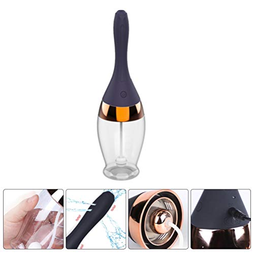 ARTIBETTER Lâmpada Enema Elétrica Recarregável Enema Ducha Anti Refluxo Limpador Anal de Limpeza Vag