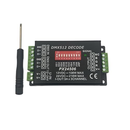 Subcontrolador PX24506 DMX512 para ingeniería de iluminación 3