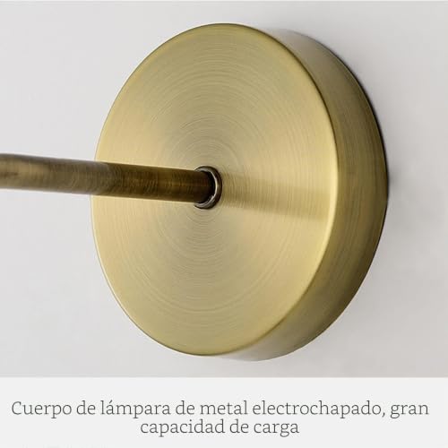 Aplique de pared ajustable moderno para leer en las noches de dormitorio con luz E27 blanca 4