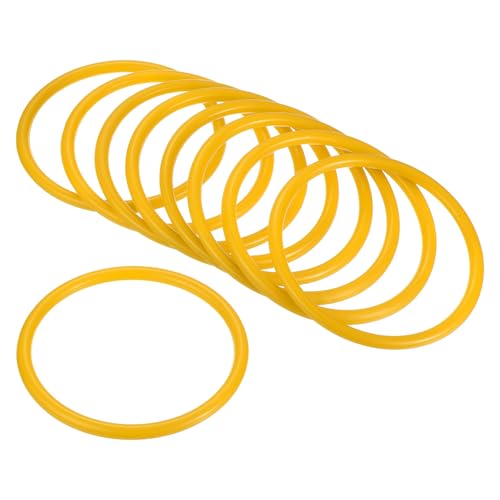 Anneaux en plastique jaune PATIKIL de 8.5 cm pour créer facilement un jeu de kermesse