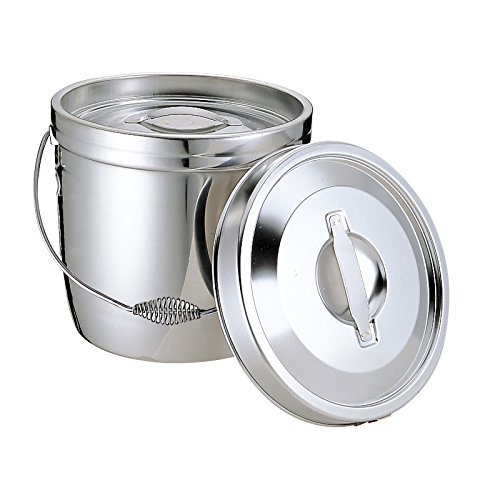 目盛付き二重食缶14L　クリップ付き Amazon｜エムテートリマツ 二重保温食缶 中蓋式 クリップ無ツル取手付