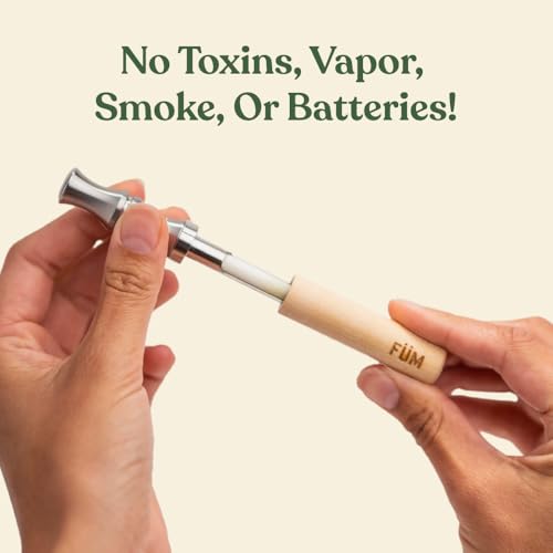 fm prominent flavored air device  naturally switch from bad habits  maple barrel and stainless steel mouthpiece