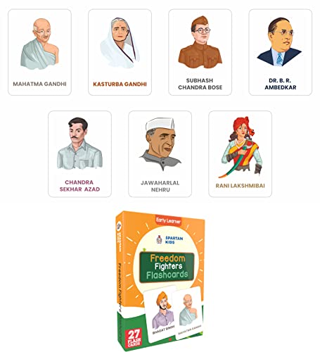Image of SPARTAN KIDS Flash Cards for Kids Early Learning (Set of 3) | Easy & Fun Way of Learning 1 Year to 6 Years Babies, for Language Skills