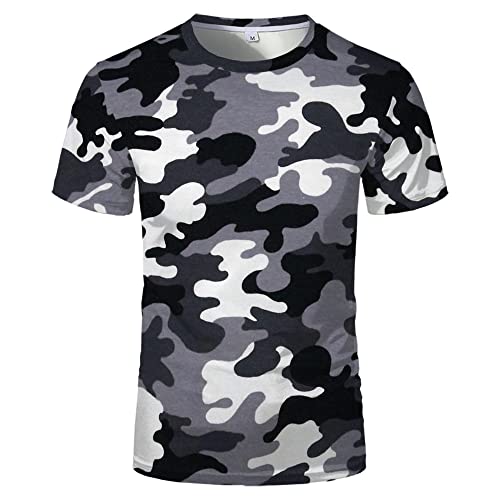 XHXJFGBKCamiseta Deportiva Unisex con Estampado de Camuflaje en 3D para jóvenes Unisex Cover