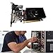 Rhghfujhgy GT210 1GB DDR2 64Bit Grafikkarte PCIE 2.0 GPU -Kompatible DVI VGA Desktop-Grafikkarte