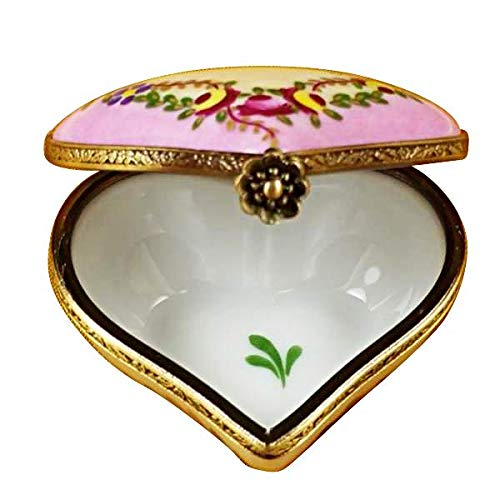 French Limoges Boxes Boutique HEART - LOVE ALWAYS - LIMOGES BOX AUTHENTIC PORCELAIN FIGURINE FROM FRANCE