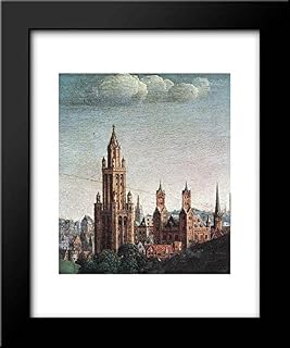 The Ghent Altarpiece Adoration Of The Lamb [Detail Top Right 2] 15x18 Framed Art Print by Jan van Eyck