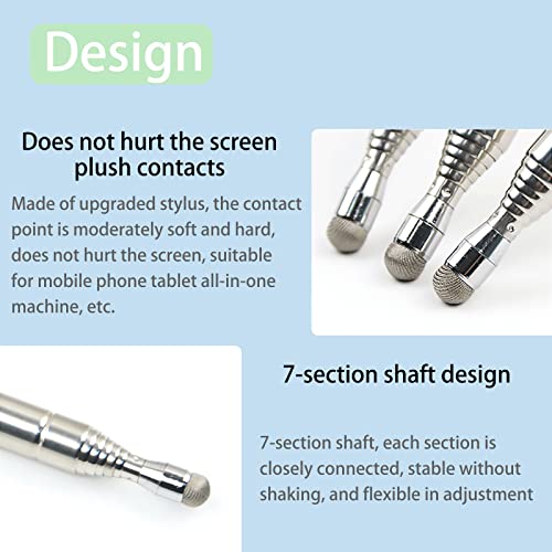 Ponteiro telescópico para professores, ponteiro de ensino, com função capacitiva de caligrafia, pont