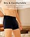 BATTEWA Mens Incontinence Underwear Washable, Urinary Leakproof Cotton Underwear for Men, 50ML Protective Boxer Brief Bladder Leakage.2Pack(X-Small, Black)