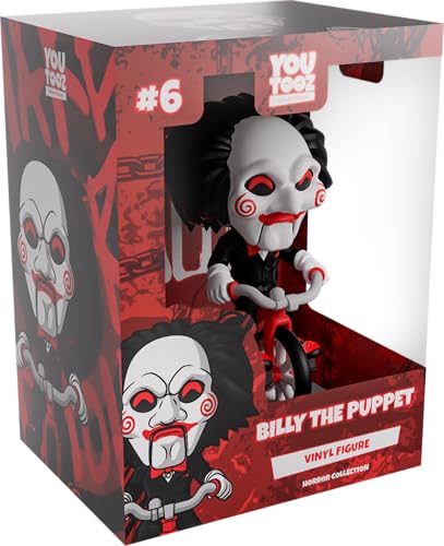 Youtooz Figurine de collection Billy la marionnette en vinyle de 13,2 cm, cadeau souvenir du film de scie, Billy la marionnette de Saw