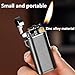 Vintage Grinding Wheel Lighter Butane Soft Flame Lighter Adjustable Flame and refillable Suitable for Indoor Outdoor Gift(Silver2)
